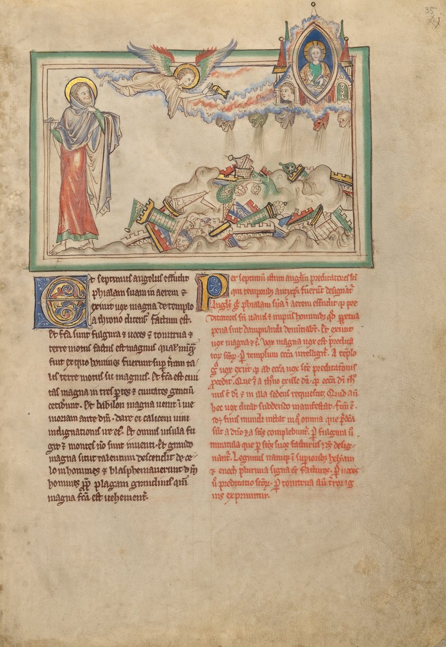 The Angel Pouring Out from the Seventh Vessel by Unknown artist