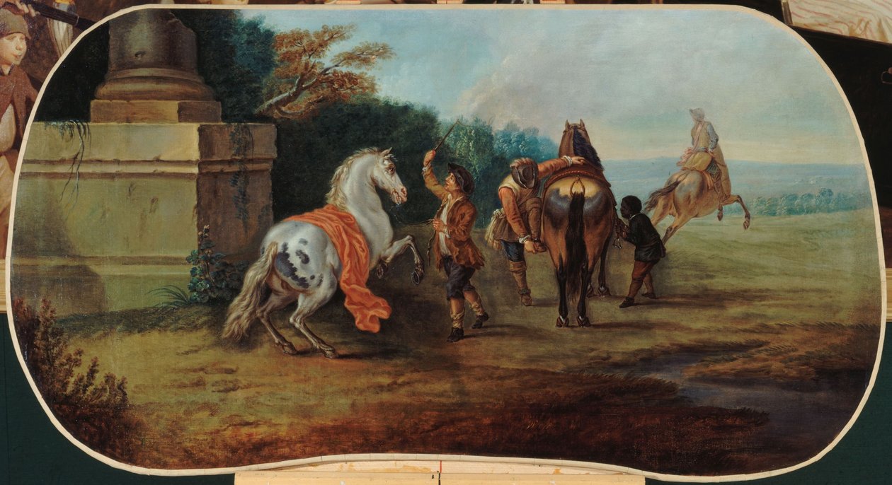 The Bathing of the Horses, between 1701 and 1800 by Unknown artist