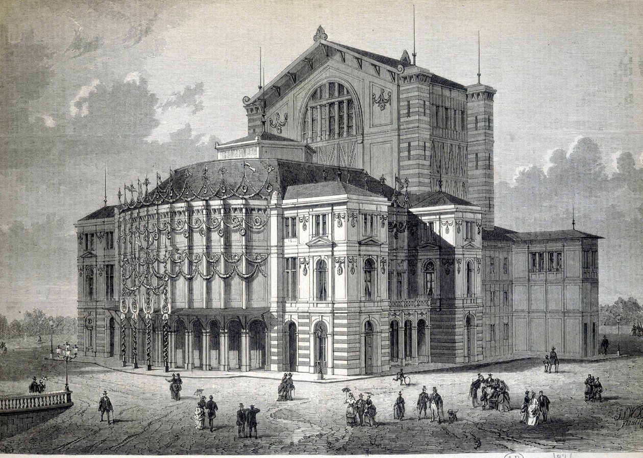The Bayreuth Model Theatre, built at the initiative of Richard Wagner and inaugurated in 1876 by Unknown artist