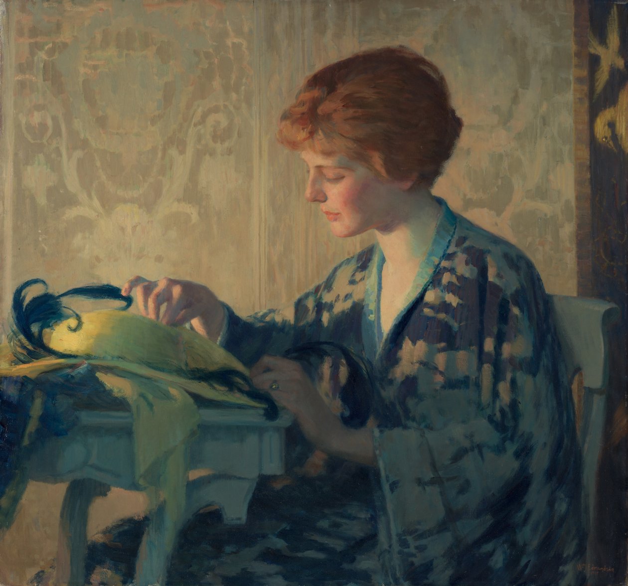 The Blue Feather by Unknown artist