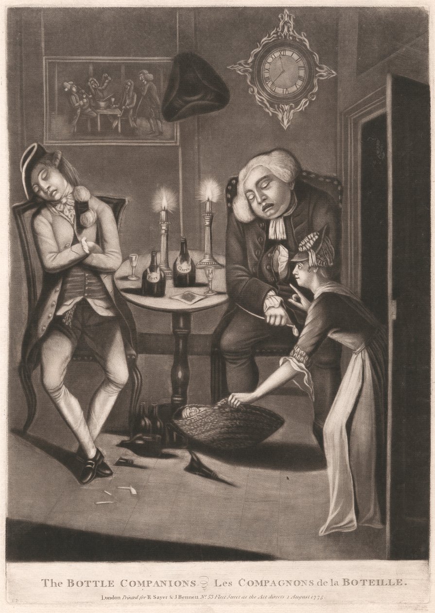 The Bottle Companions by Unknown artist