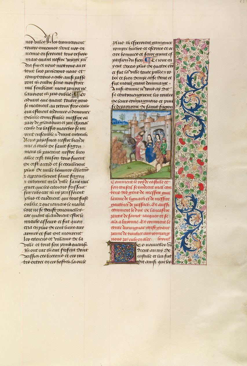 The Departure of John of Gaunt from Santiago de Compostela by Unknown artist