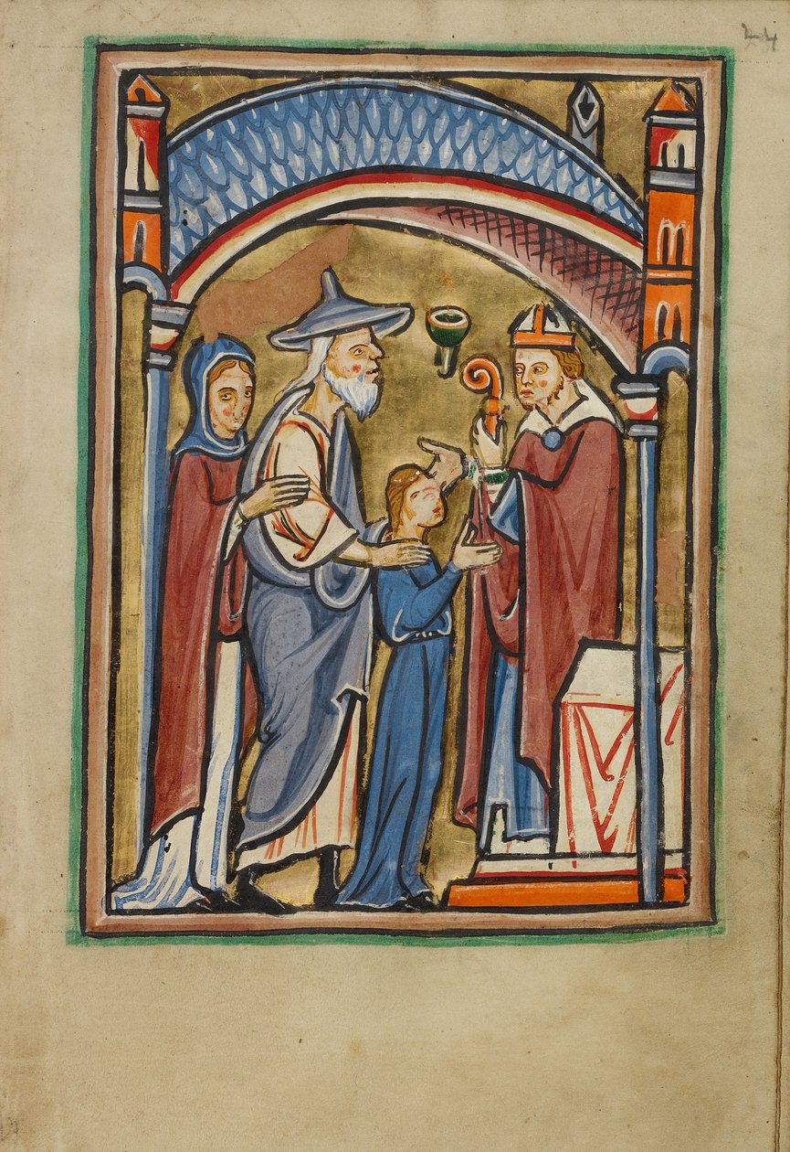 The Departure of the Virgin from the Temple by Unknown artist