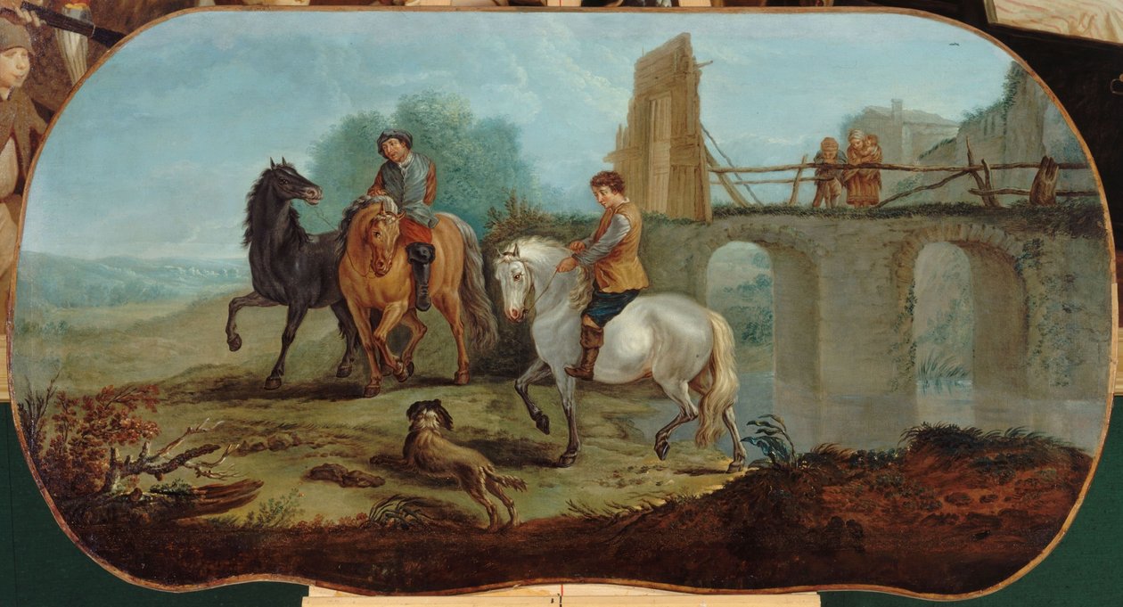 The Dressage of Horses, between 1701 and 1800 by Unknown artist