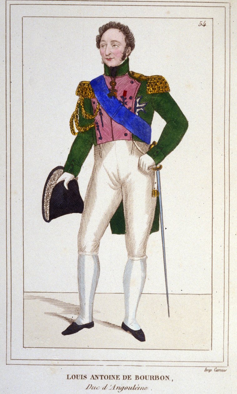 The Duke of Angouleme Louis Antoine d
