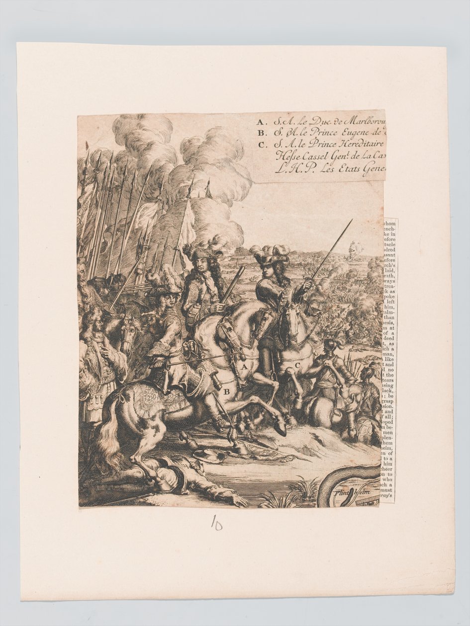 The Duke of Marlborough with his Generals by Unknown artist