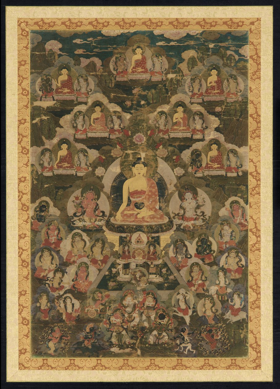 The Eight Medicine Buddhas by Unknown artist