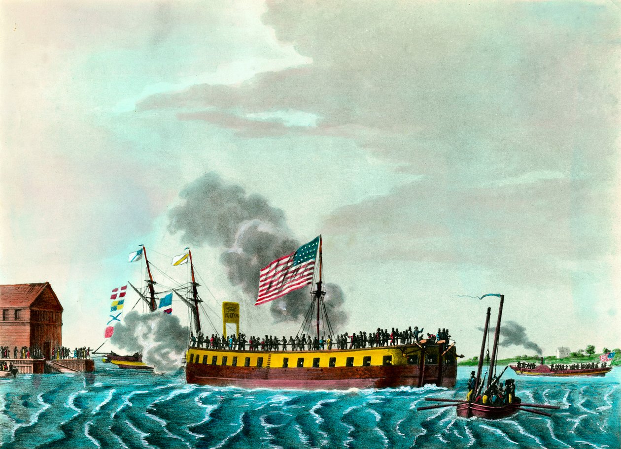 The Fulton Steam Frigate 