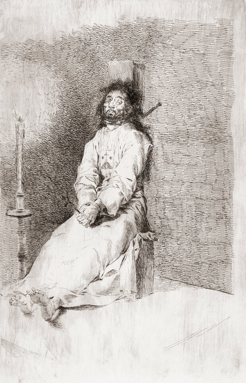 The Garrotted Man, c.1780 by Unknown artist