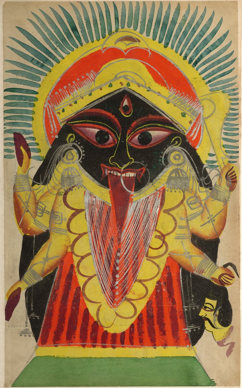 The Goddess Kali (recto) by Unknown artist