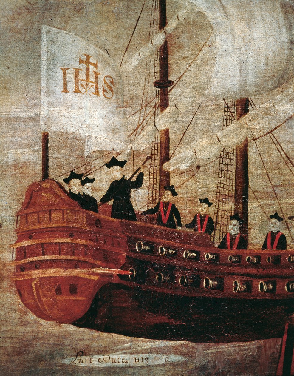 The Jesuits Arriving by Ship off the Coast of New Granada by Unknown artist