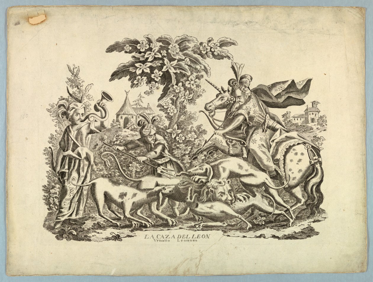 The Lion Hunt by Unknown artist