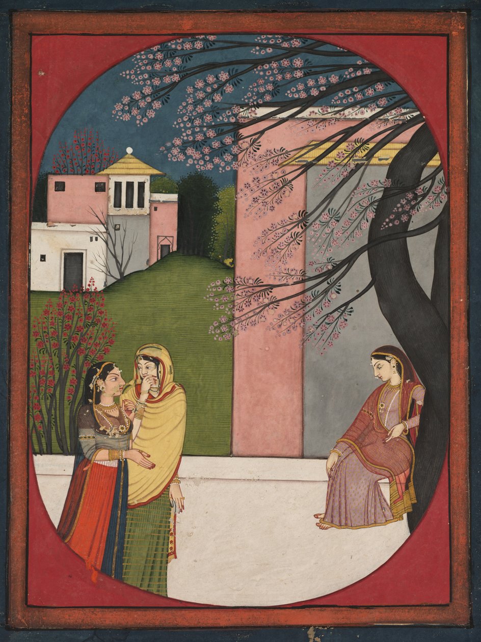 The Lovelorn Heroine, from a Sat Sai of Bihari by Unknown artist