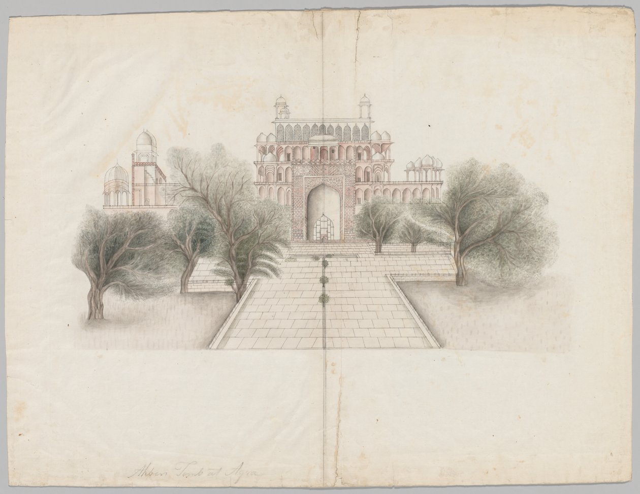 The Mausoleum of Akbar at Secundrabad by Unknown artist
