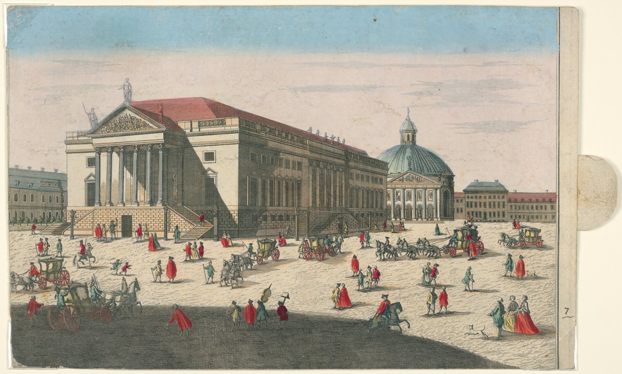 The Opera House and the Church of St. Hedwig, Berlin by Unknown artist