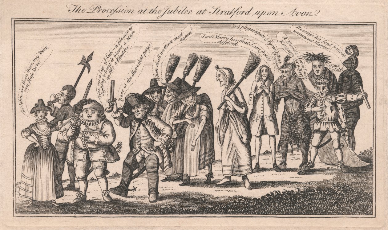 The Procession at the Jubilee at Stratford upon Avon by Unknown artist