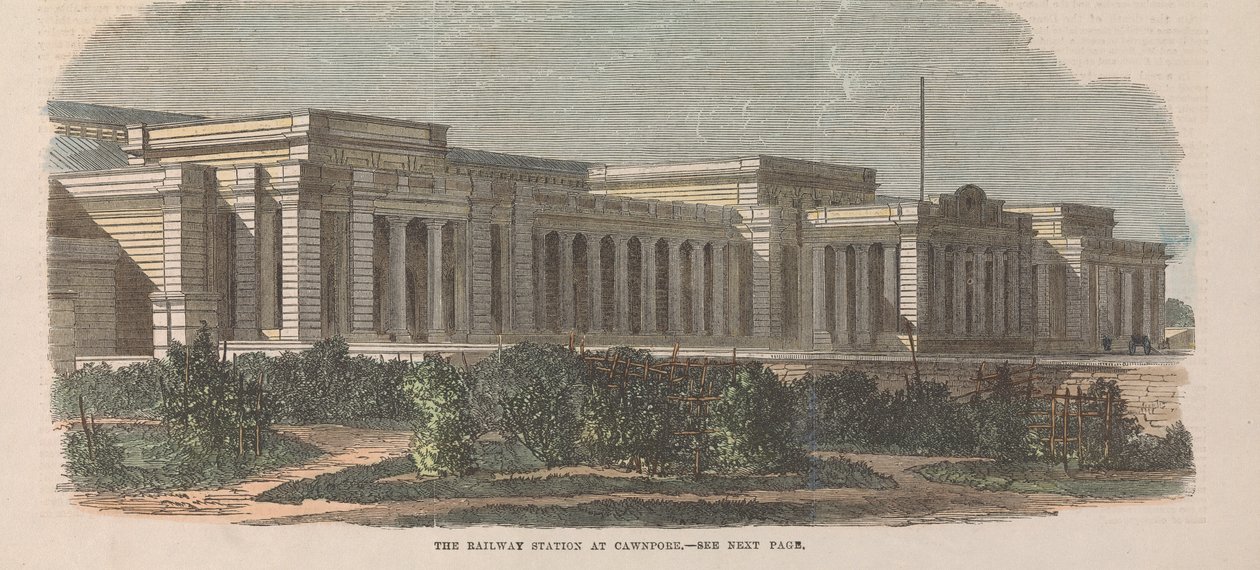 The Railway Station at Cawnpore by Unknown artist