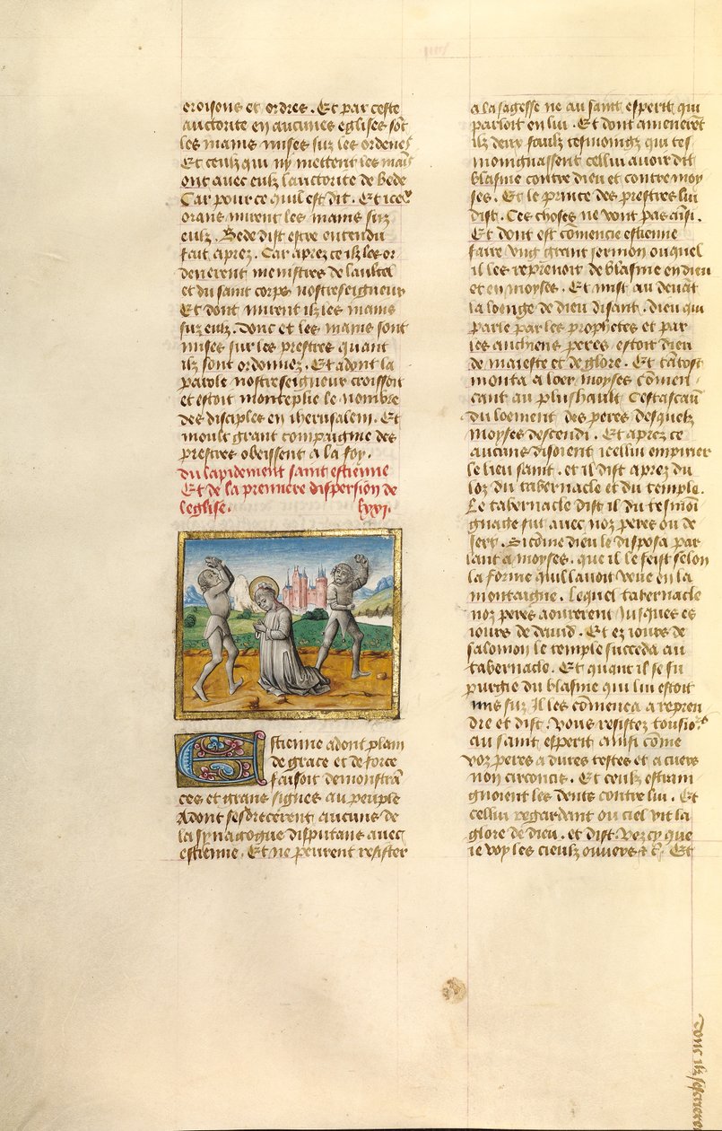 The Stoning of Saint Stephen by Unknown artist