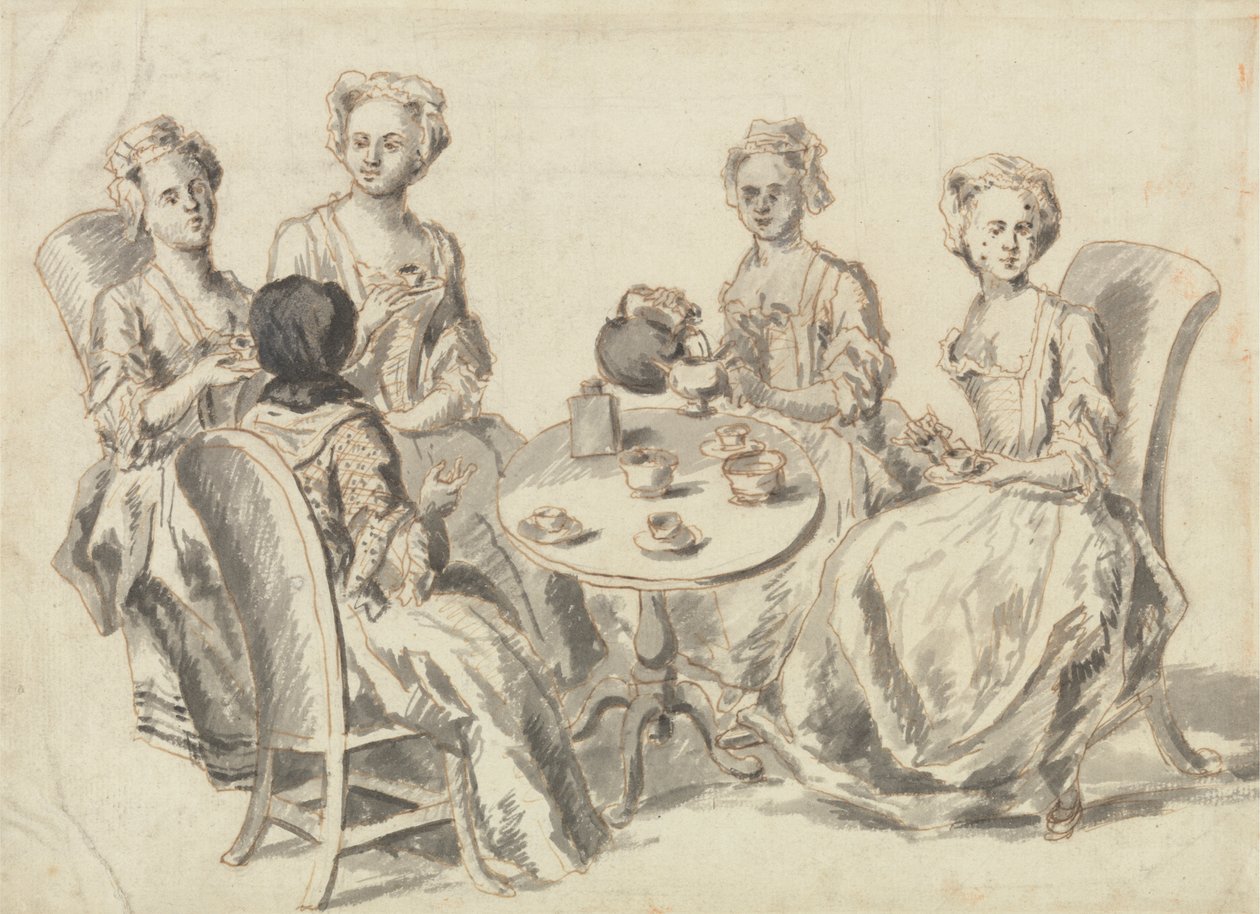 The Tea Party by Unknown artist