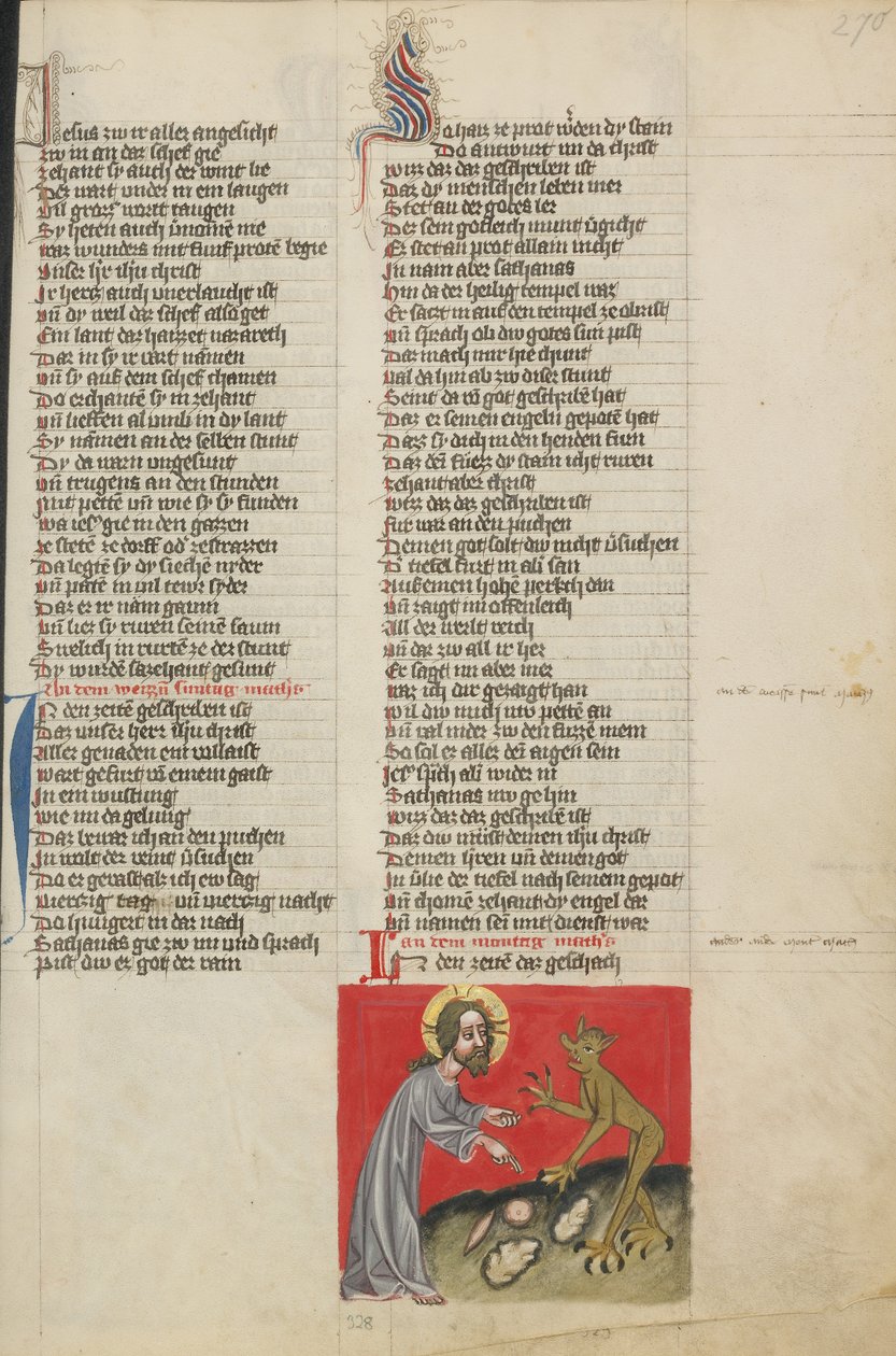 The Temptation of Christ by Unknown artist