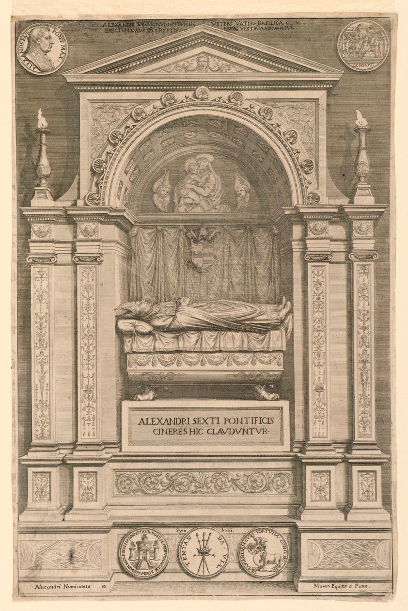 The Tomb of Pope Alexander VI by Unknown artist