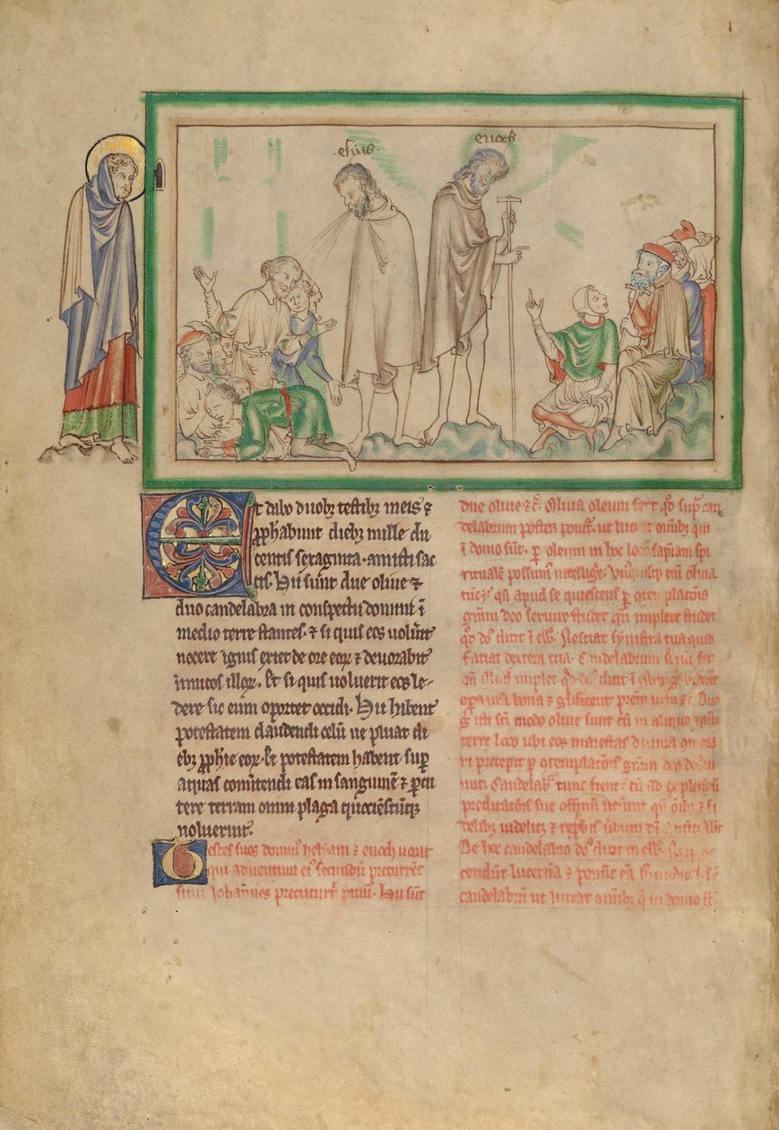 The Two Witnesses Preaching by Unknown artist
