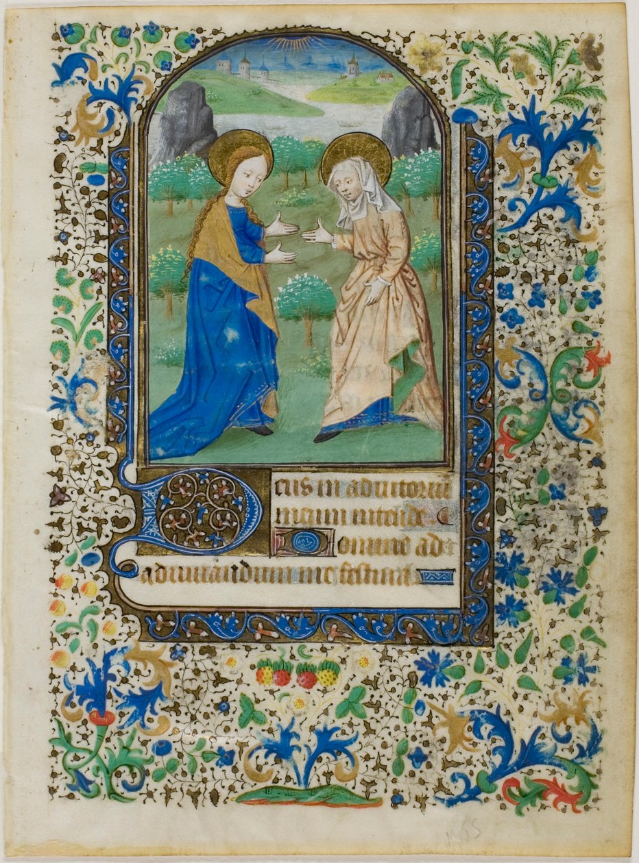 The Visitation, from a Book of Hours by Unknown artist