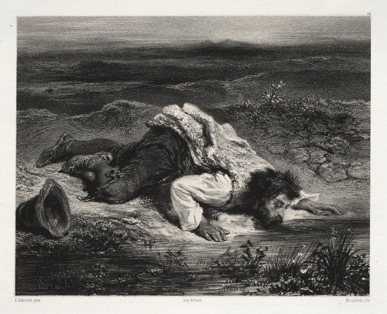 The Wounded Brigand by Unknown artist