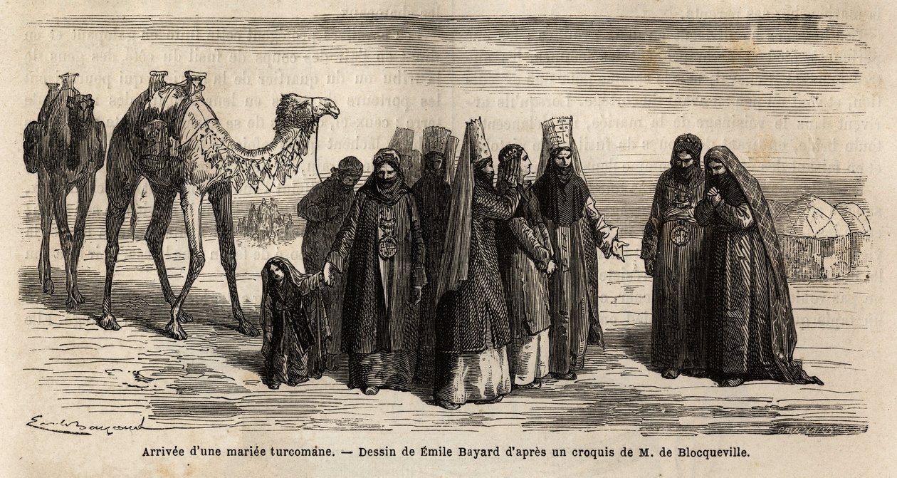 The arrival of a Turkish wife in her husband
