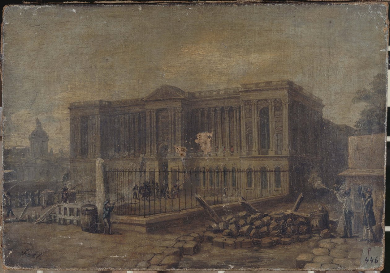 The Attack on the Louvre, July 29 by Unknown artist