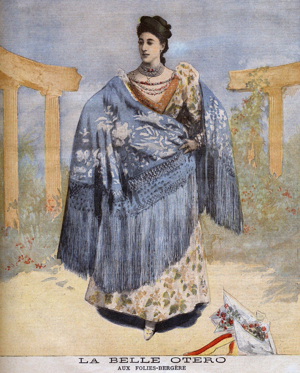 The beautiful Otero at the Folies-Bergères in 1894 by Unknown artist