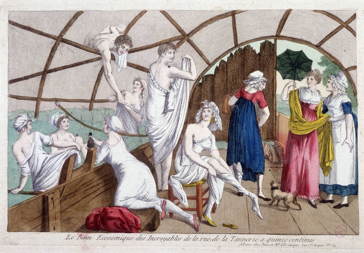 The economic bath of the incredible (15 cents), rue de la tannerie, early 19th century, Carnavalet by Unknown artist
