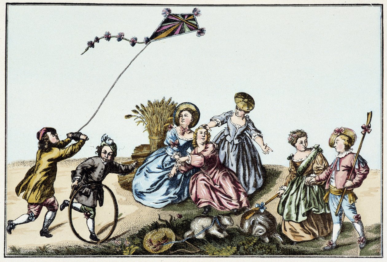 The Kite in the 18th Century by Unknown artist
