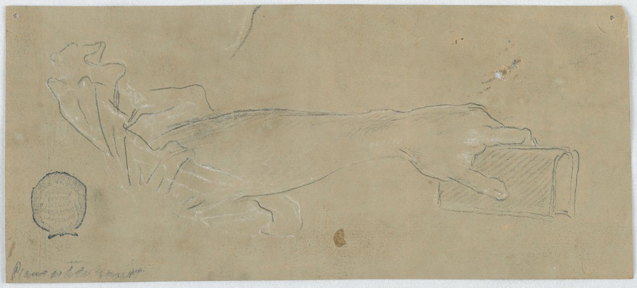 The Left Forearm of a Woman Holding a Book by Unknown artist