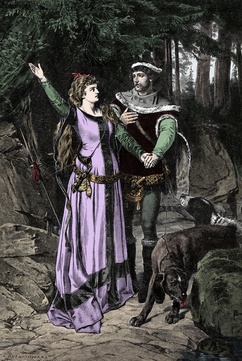The meeting between King Charles VIII and Anne of Brittany by Unknown artist