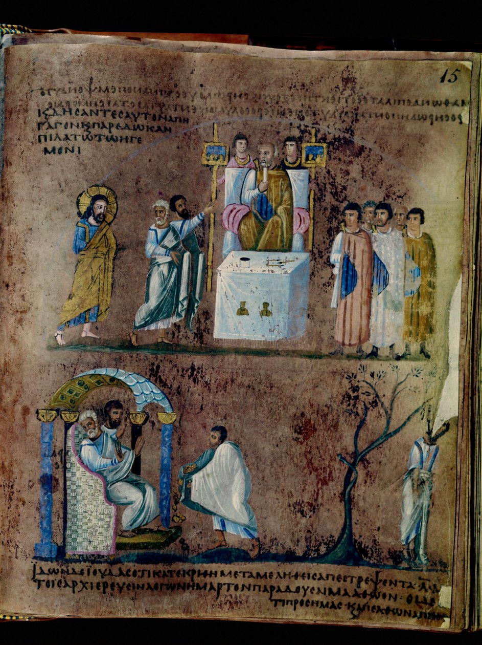 The Purple Codex Rossanensis, 6th Century by Unknown artist