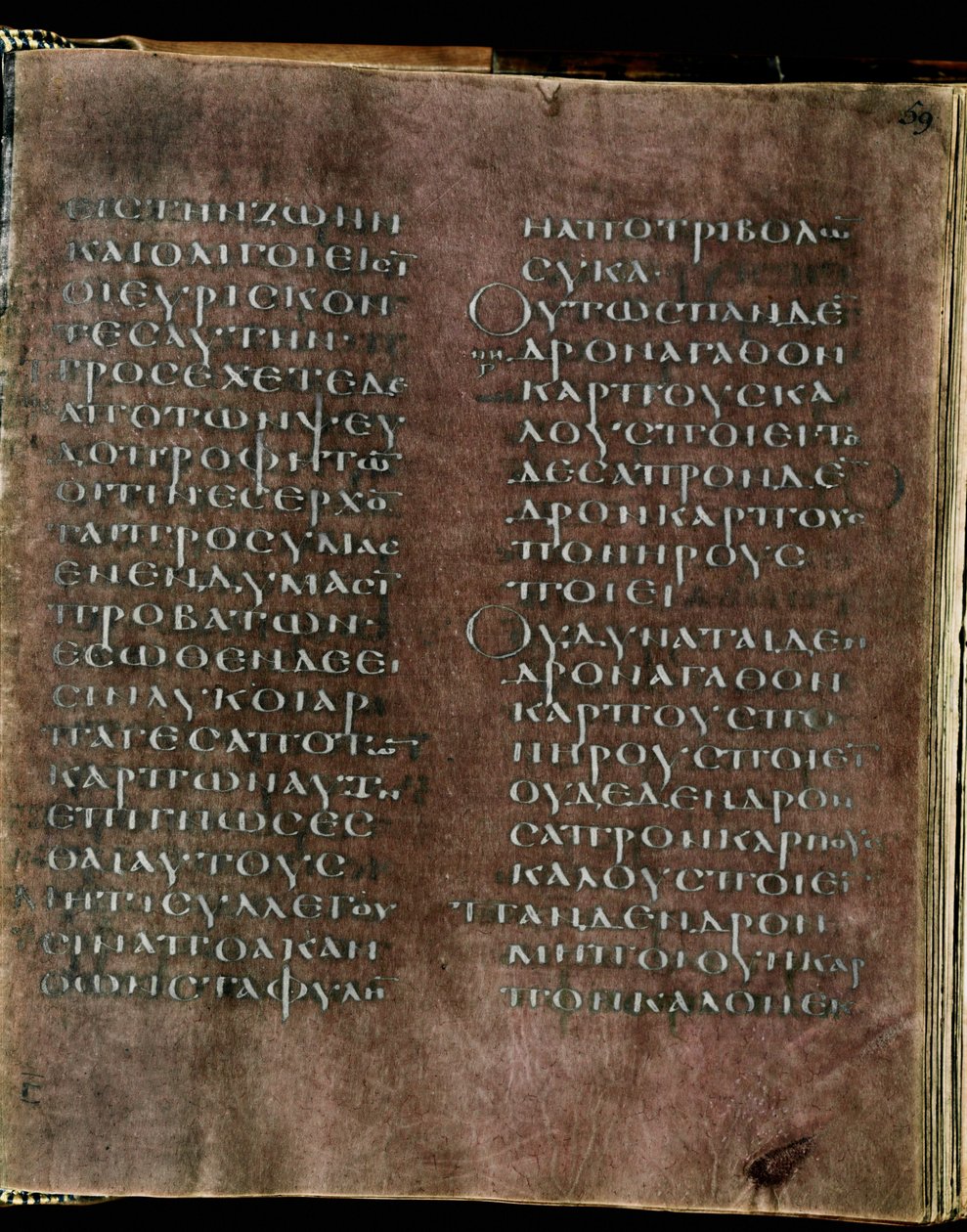 The Purple Codex Rossanensis, 6th Century by Unknown artist