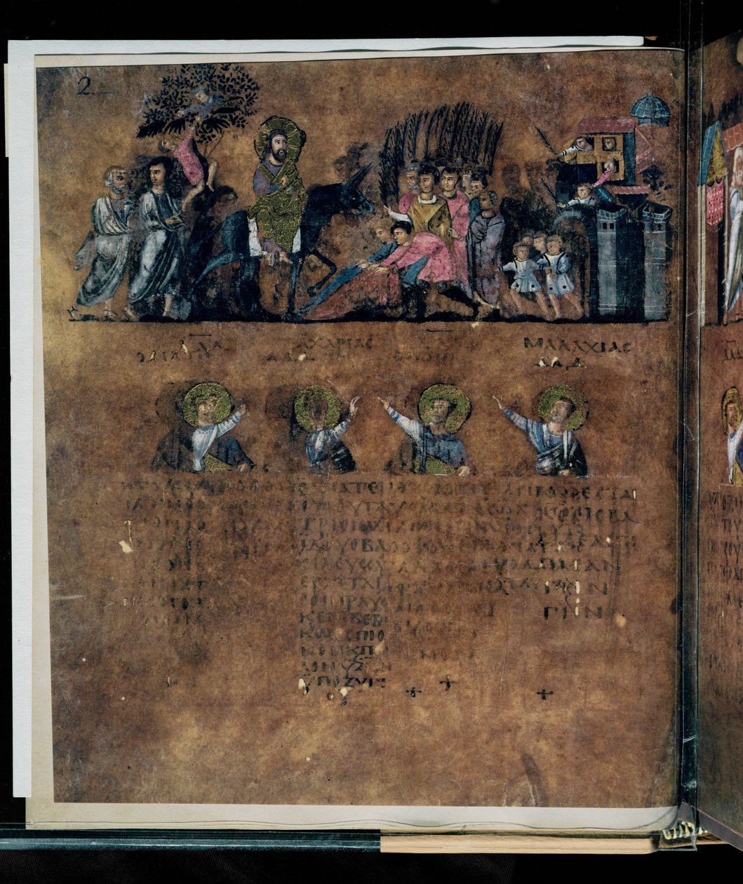 The Purple Codex Rossanensis, 6th Century by Unknown artist