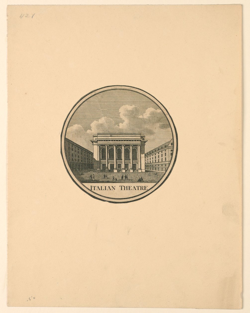 Theatre des Italiens, Paris by Unknown artist