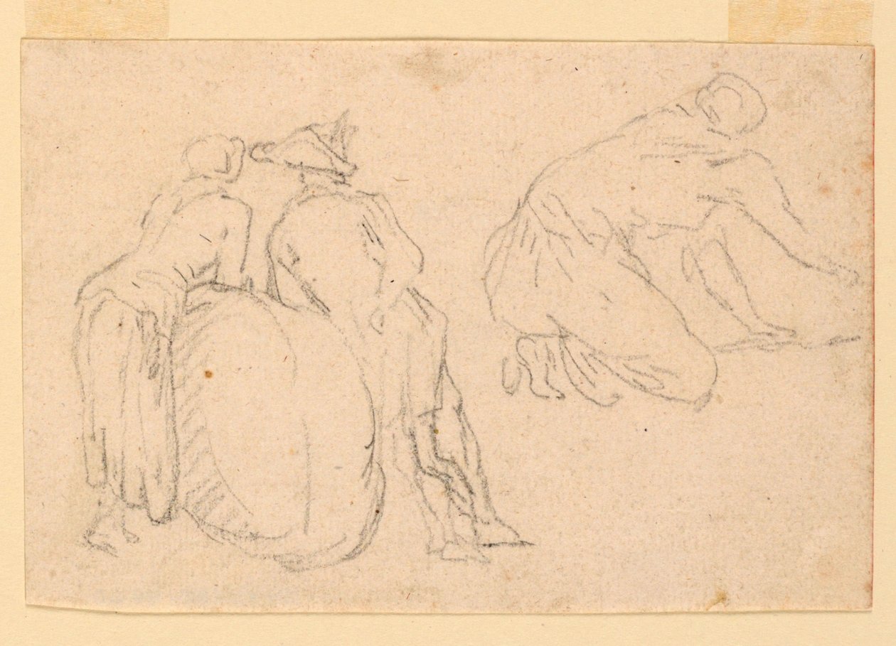 Three Figural Studies by Unknown artist