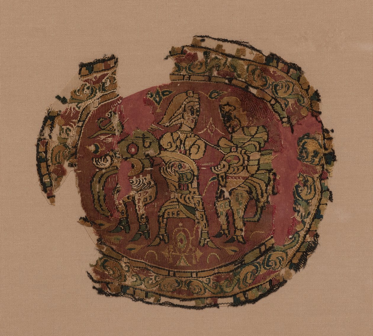 Three Figures from a Tunic by Unknown artist