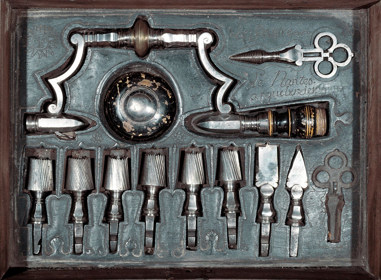 Trepan, Surgical Tool (Drill) with Accessories by Unknown artist
