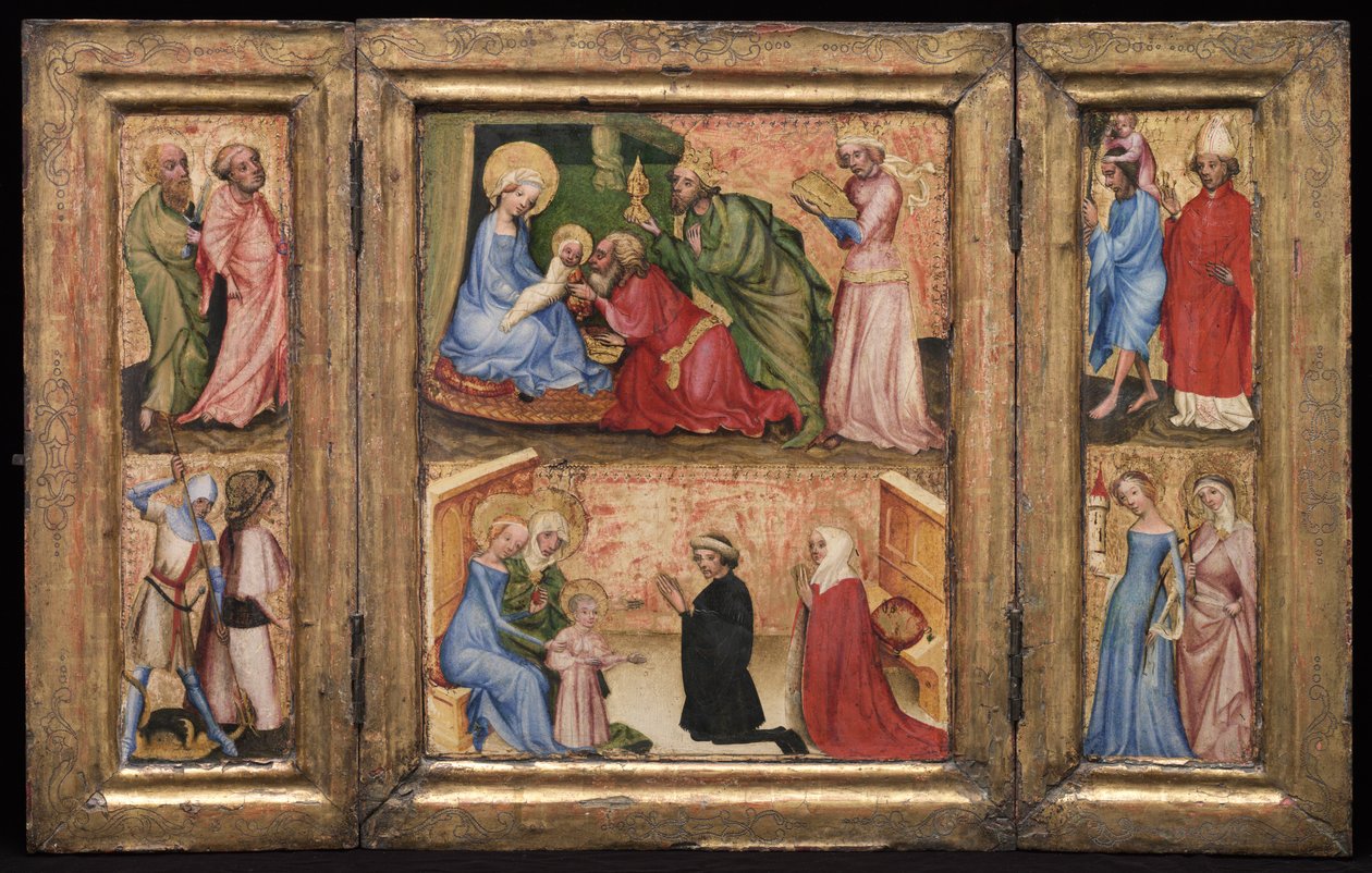Triptych with the Adoration of the Magi by Unknown artist