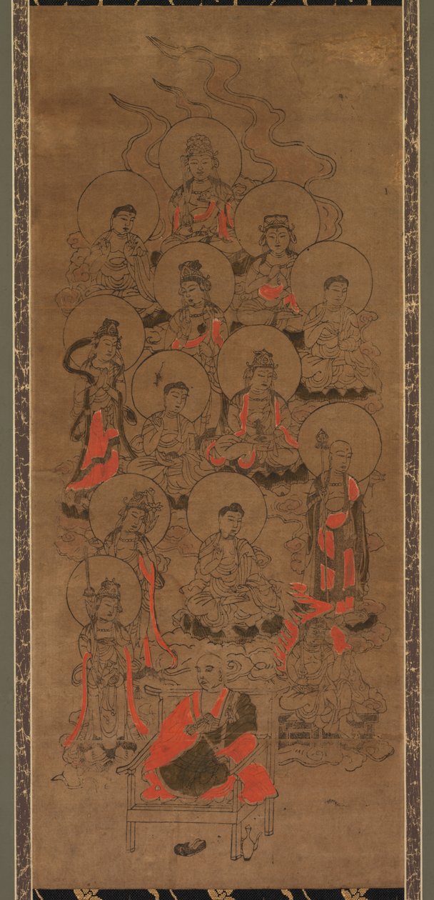 Twelve Buddhas and Kobo Daishi (Jusanbutsu) by Unknown artist