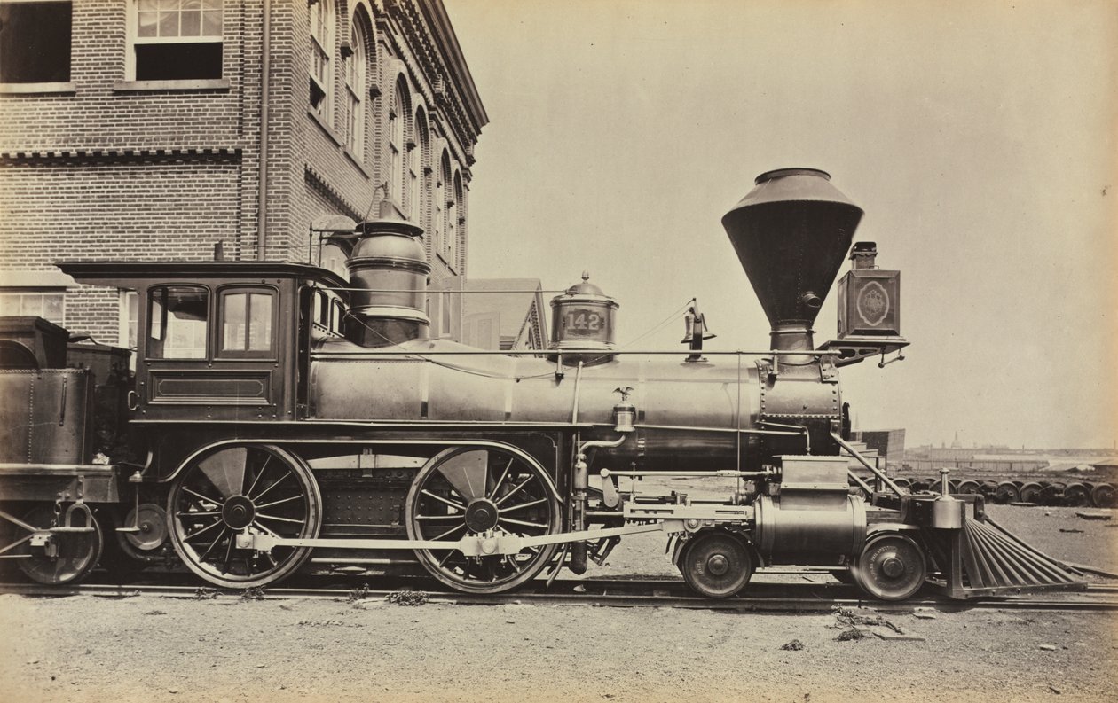 Untitled (Pennsylvania Railroad Engine) by Unknown artist