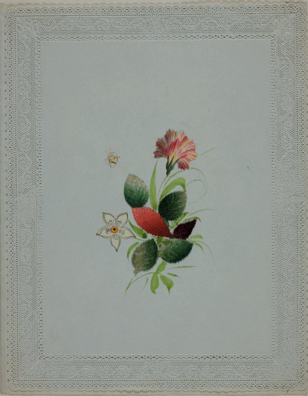 Untitled Valentine (Pink and White Flowers) by Unknown artist