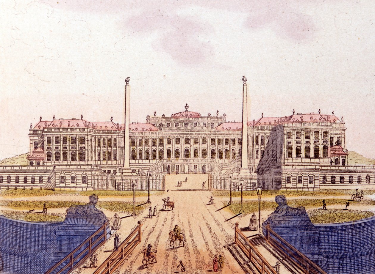 View of Schönbrunn Castle, Vienna, Austria by Unknown artist
