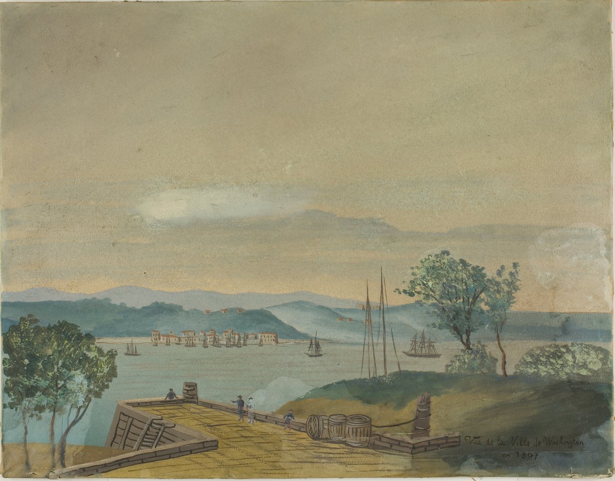 View of the City of Washington in 1807 by Unknown artist