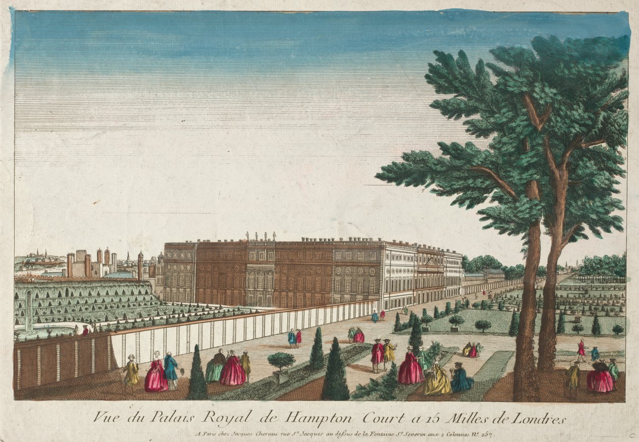 View of the Royal Palace of Hampton Court by Unknown artist
