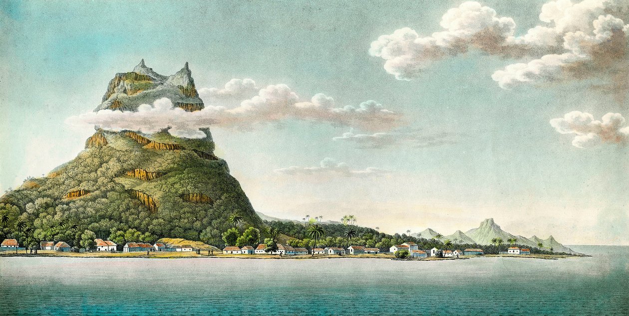 View of the Island of Bora Bora by Unknown artist